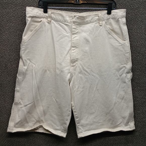 Wrangler Men 100% Cotton Carpenter Denim Jean Shorts - Picture 1 of 8